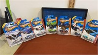 7 New miscellaneous lot of Hot wheels on card