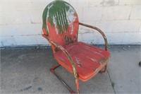 Primitive Metal Lawn & Garden  Chair