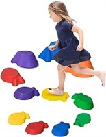 Outsunny 11pcs Balance Stepping Stones for Kids, F