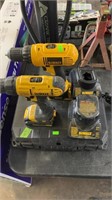 DEWALT CORDLESS TOOLS W/ CHARGER & BATTERY