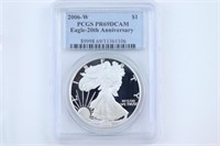 2006-W Silver Eagle Proof. PCGS PR69DCAM