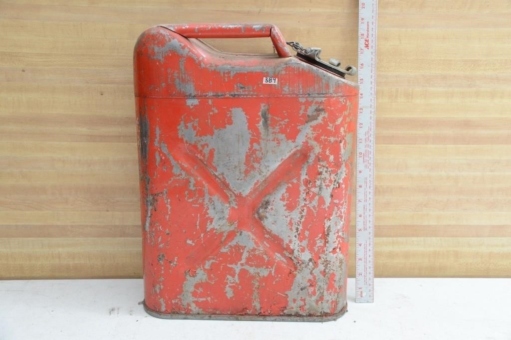 RED JERRY CAN