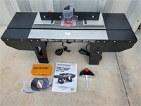 Mastergrip Router Table W/ Router And Bits