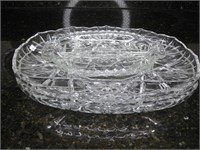 Three Assorted Glass Or Crystal Relish Dishes