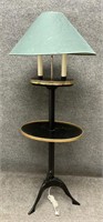 Floor Lamp with Small Table