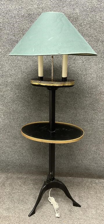 Floor Lamp with Small Table