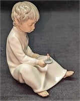 Nao By Lladro Boy With Candle Figurine
