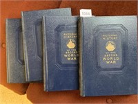 PICTORIAL HISTORY OF THE SECOND WORLD WAR 4 BOOKS