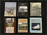 6 Hardcover Duck Decoy Reference Books