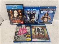 5cnt Blu-ray DVDs