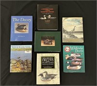 7 Hardcover Duck Decoy Reference Books