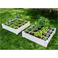 $105  Vita 4'x4'x11 Modular Vinyl Garden 2-pack