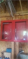 Snap-on cabinet with key