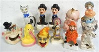 Lot of 11 Figurines Including Charlie Chaplain