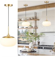 KAWOTI Brass Pendant Light for Kitchen