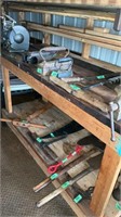 Wood  Tool Bench(no contents )
