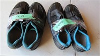 2 Pairs Of Shimano Exercise Bike Shoe Size 5