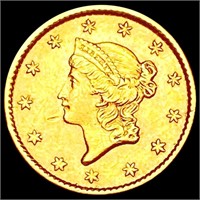 1853 Rare Gold Dollar CLOSELY UNCIRCULATED