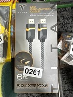 TITAN LED DISPLAYPORT CABLE RETAIL $30