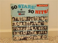 50 STARS OF COUNTRY MUSIC 50 HITS VINYL ALBUM