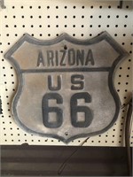 Old Arizona US Route 66 Handmade Terracotta Sign