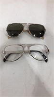 2 pair of LuxOttica glasses, made in Italy