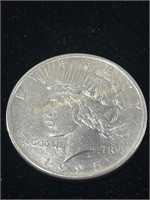 1925 Silver Peace Dollar AU