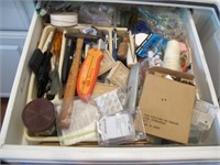 DRAWER FULL OF MISC TOOLS & FINDINGS