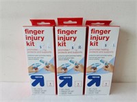 3 up and Up finger injury kits
