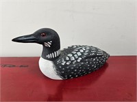 Decorative Duck "Common Loon" Signed 1985