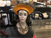 Mannequin with jewelry