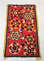 EMBROIDERED SILK SUZANI WALL HANGING