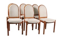 SET OF 6 DANISH TEAK DINING CHAIRS