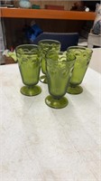 4 Vtg Green Bartlett Collins Manhattan Bullseye