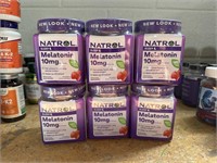 Lot of 6 natrol sleep melatonin 10mg per serving