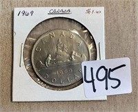 1969 CANADA DOLLAR