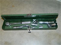 Socket Wrench w/ Sockets - Some SK Sockets