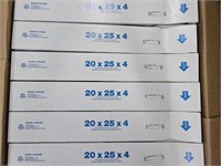 6- 20x25x4 Air Filters