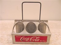 Metal Coca-Cola bottle carrier