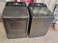 M- Samsung Electric Washer And Dryer Set