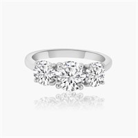 14K WHITE GOLD 3.00CT DIAMOND RING