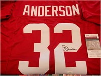 OTIS ANDERSON SIGNED AUTO JERSEY. JSA