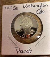 1998S proof Washington quarter