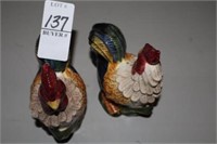 ROOSTER SALT AND PEPPER SHAKERS