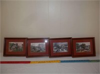 4-Framed & Matted pictures-farm scenes