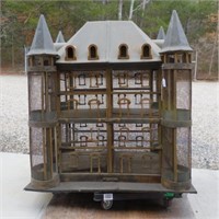 A spectacular aviary. 19th c. In the form of a