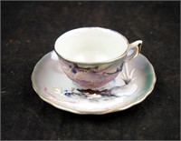 Japan Hand Painted Dragon Ware Cup & Saucer