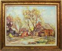 Reg Mars 16x20 O/B "Farm, Brown County"