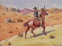 Leonard H Reedy 7.5x10.5 WC "Discovering the Hideo