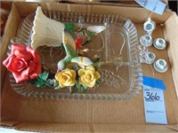 FLOWERS, DIVIDED TRAY